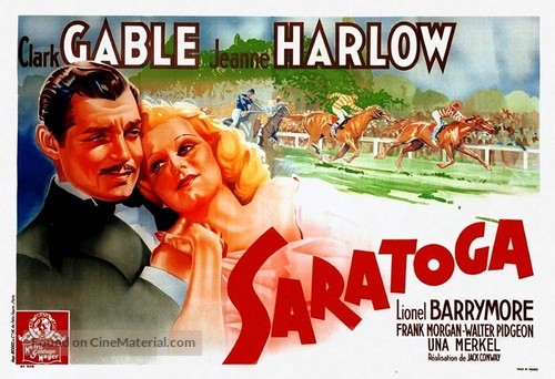 Saratoga - French Movie Poster