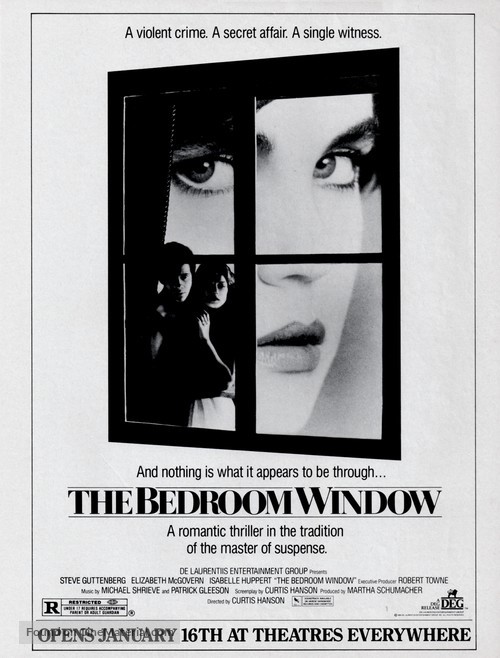 The Bedroom Window (1987) movie poster