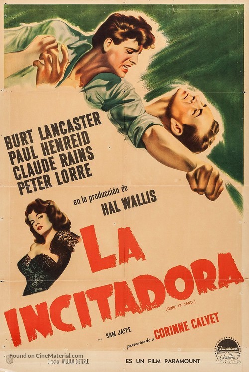 Rope of Sand - Argentinian Movie Poster