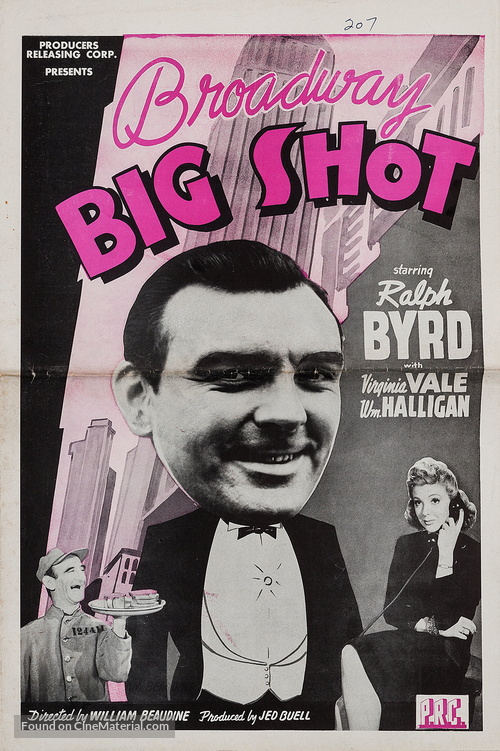 Broadway Big Shot - poster