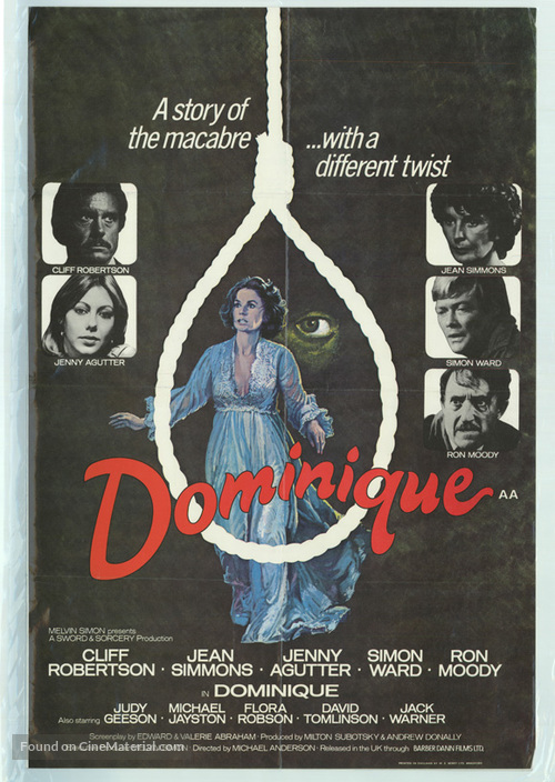 Dominique - British Movie Poster