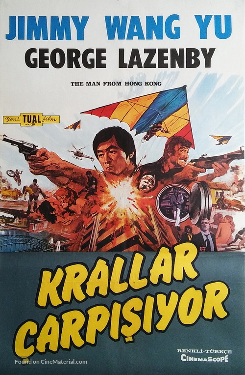 The Man from Hong Kong - Turkish Movie Poster