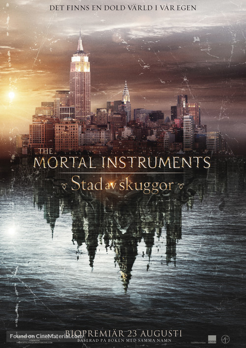 The Mortal Instruments: City of Bones - Swedish Movie Poster