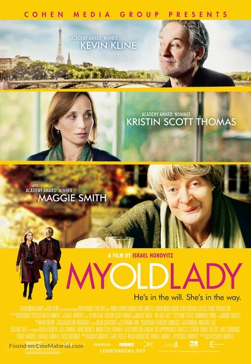 My Old Lady - Movie Poster