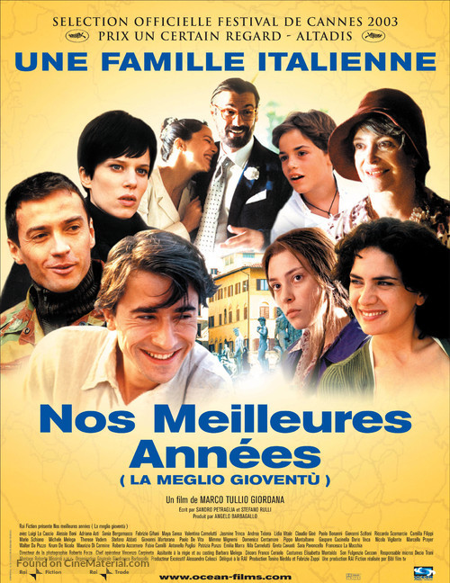 La meglio giovent&ugrave; - French Movie Poster