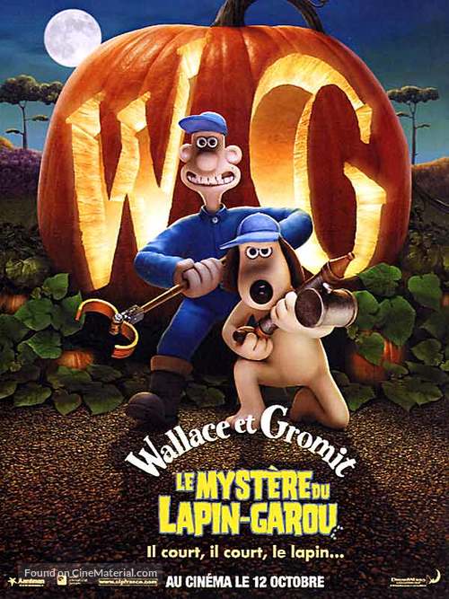 Wallace &amp; Gromit in The Curse of the Were-Rabbit - French poster