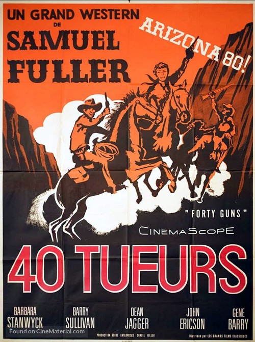 Forty Guns - French Movie Poster