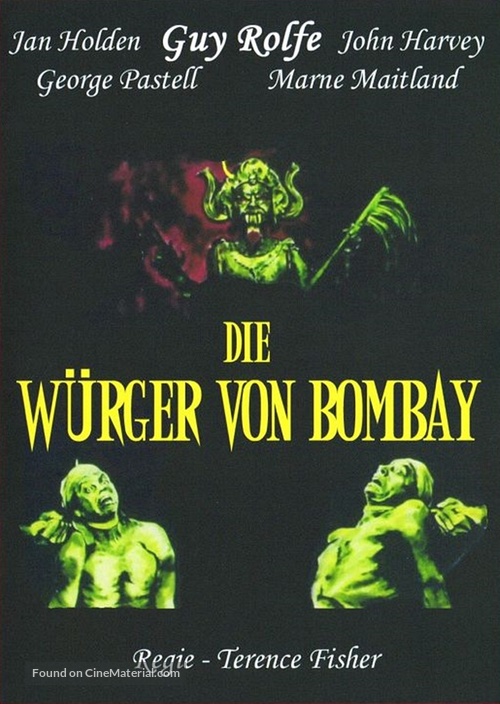 The Stranglers of Bombay - German DVD movie cover