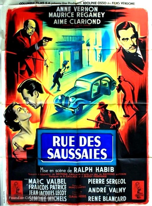 Rue des Saussaies - French Movie Poster
