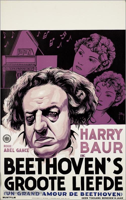 Un grand amour de Beethoven - Dutch Movie Poster