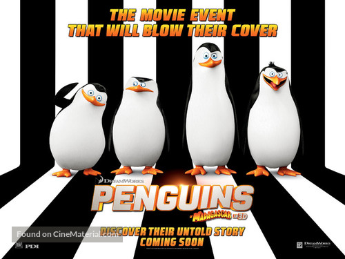 Penguins of Madagascar - British Movie Poster