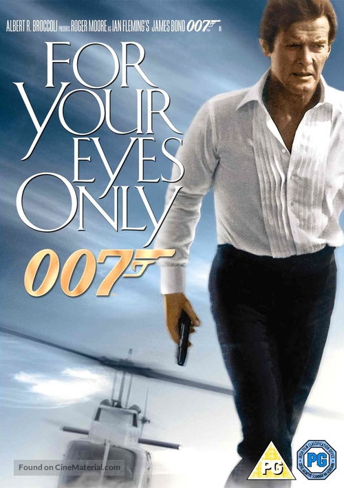 For Your Eyes Only - British DVD movie cover