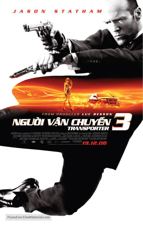 Transporter 3 - Vietnamese Movie Poster