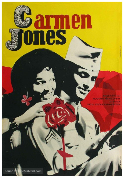 Carmen Jones - Czech Movie Poster