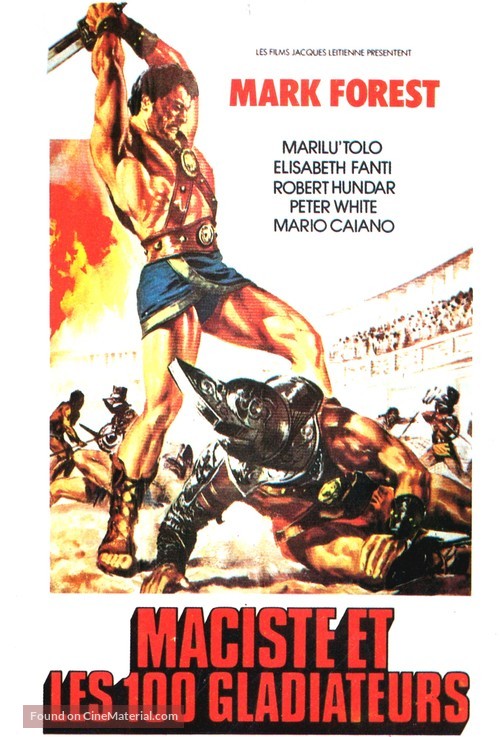 Maciste, gladiatore di Sparta - French Movie Poster