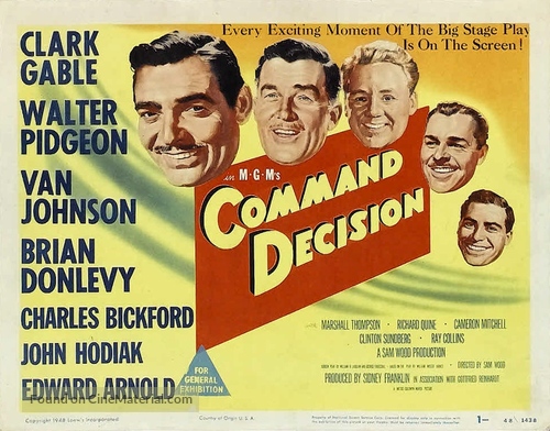 Command Decision - Australian Movie Poster