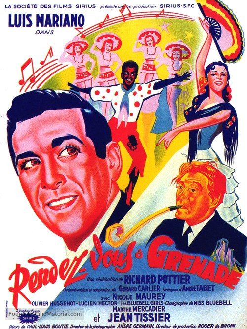 Rendez-vous &agrave; Grenade - French Movie Poster