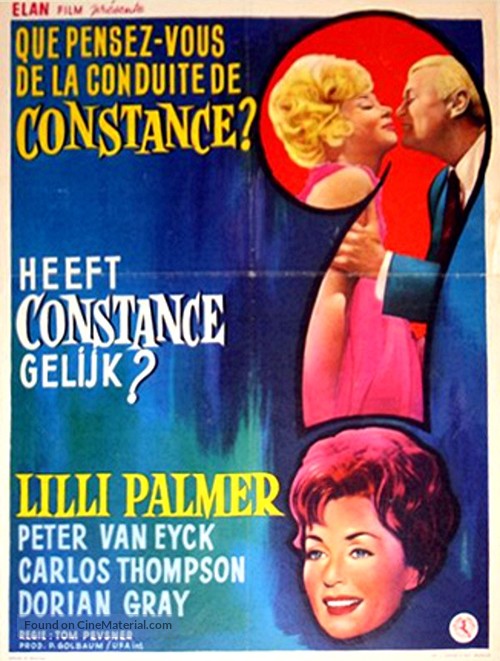 Finden sie, da&szlig; Constanze sich richtig verh&auml;lt? - Belgian Movie Poster