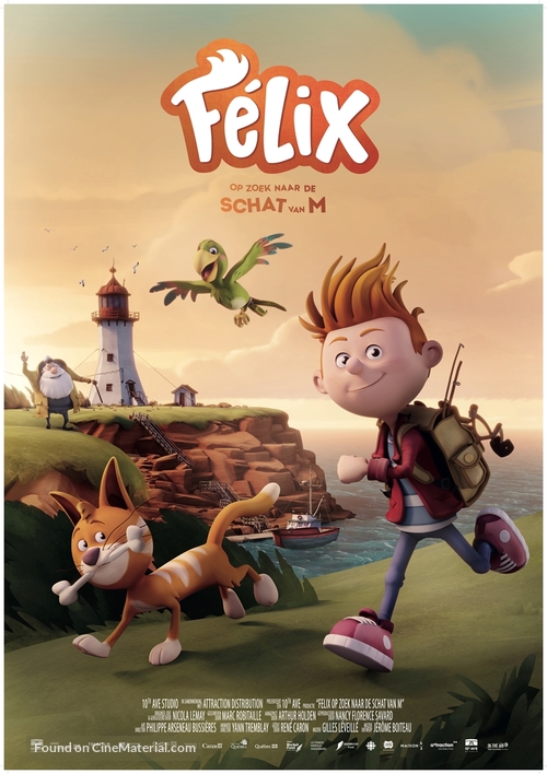 F&eacute;lix et le tr&eacute;sor de Morg&auml;a - Dutch Movie Poster