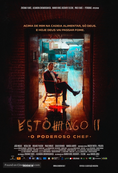 Est&ocirc;mago II: O Poderoso Chef - Brazilian Movie Poster