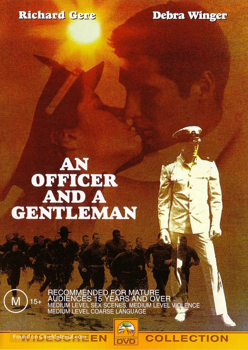 An Officer and a Gentleman - Australian Movie Cover