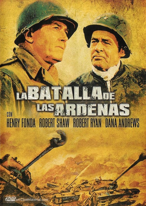 Battle of the Bulge - Spanish Movie Cover