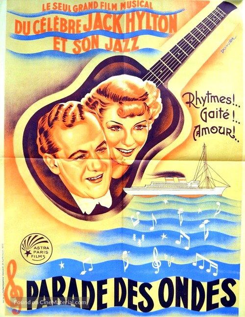 She Shall Have Music - French Movie Poster