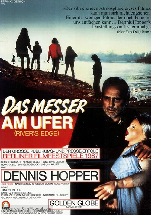 River&#039;s Edge - German Movie Poster
