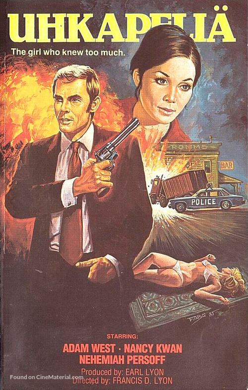 The Girl Who Knew Too Much - Finnish VHS movie cover