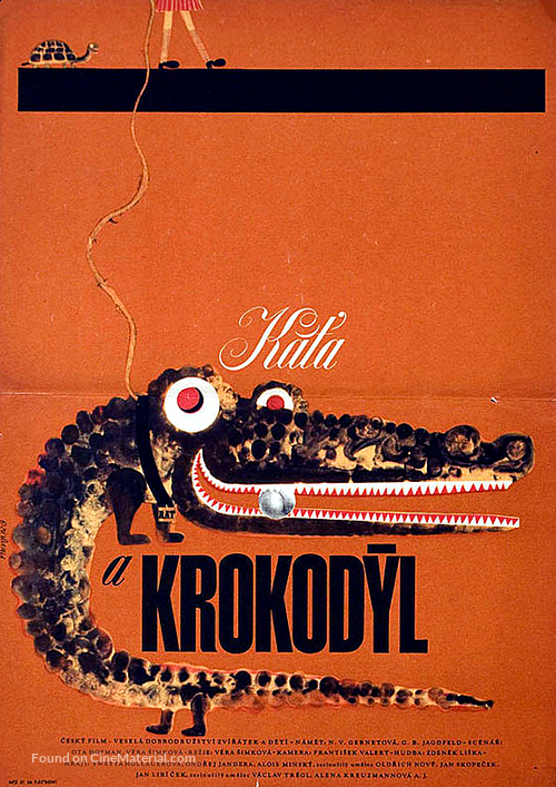 K&aacute;ta a krokod&yacute;l - Czech Movie Poster