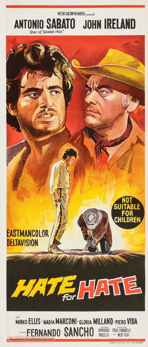 Odio per odio - Australian Movie Poster