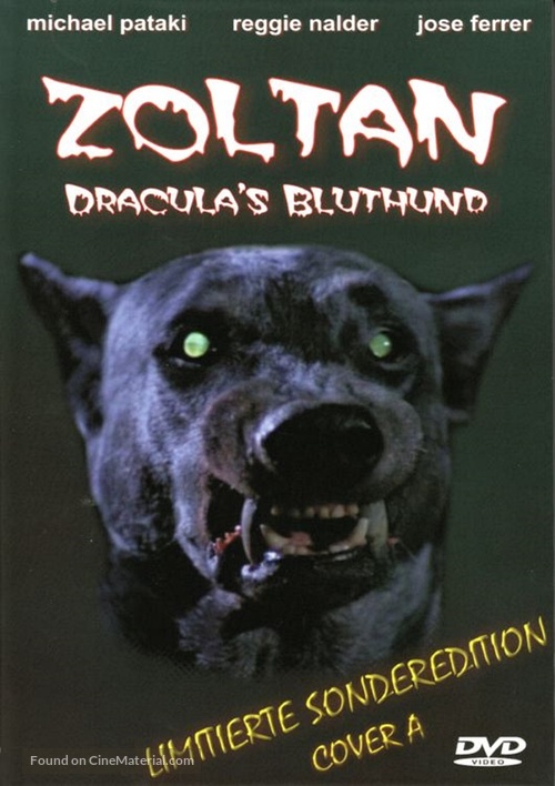 Dracula&#039;s Dog - German DVD movie cover