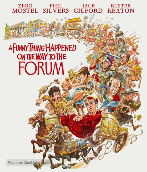 A Funny Thing Happened on the Way to the Forum - Blu-Ray movie cover