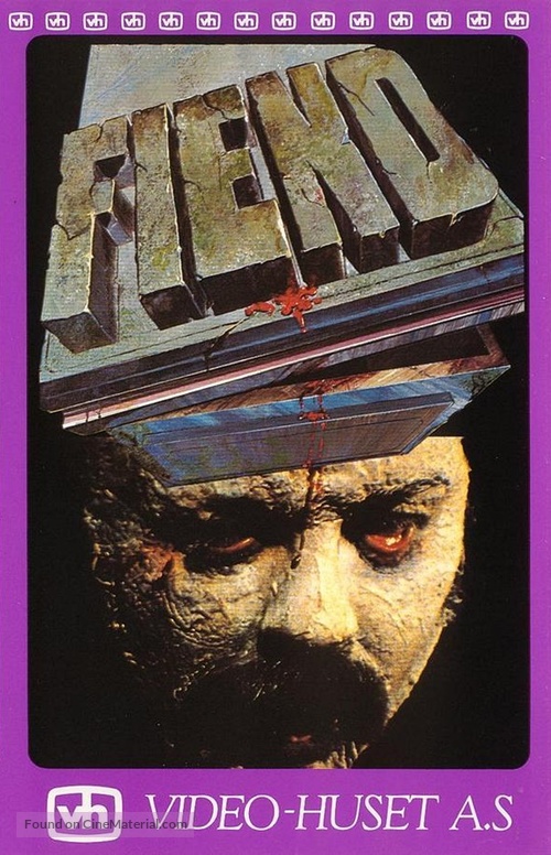 Fiend - Norwegian VHS movie cover