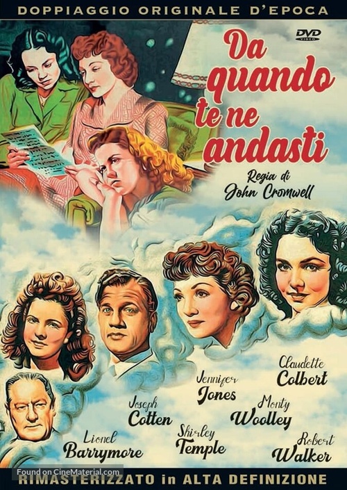 Since You Went Away - Italian DVD movie cover