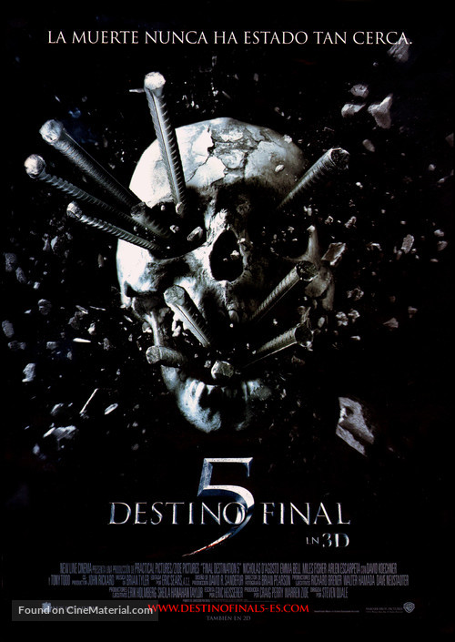 Final Destination 5 - Spanish Movie Poster