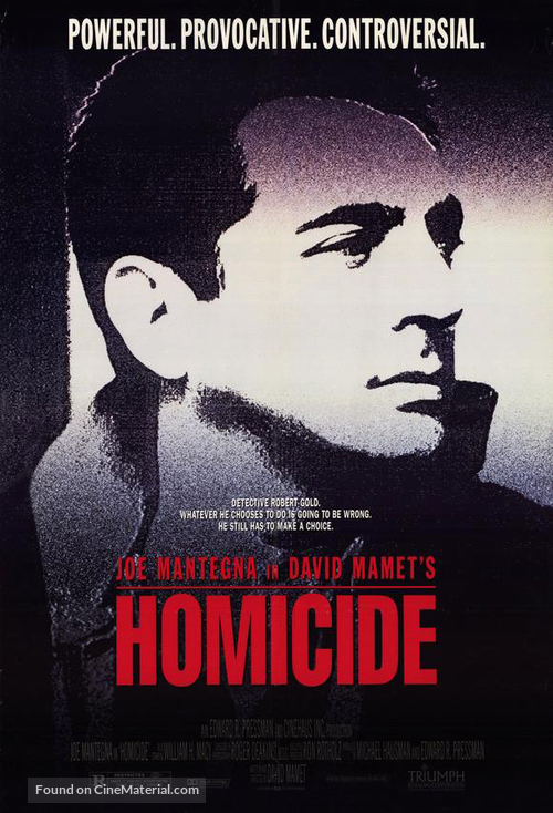 Homicide - Theatrical movie poster