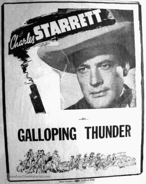 Galloping Thunder - poster