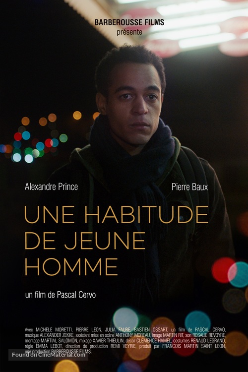 Une habitude de jeune homme - French Movie Poster