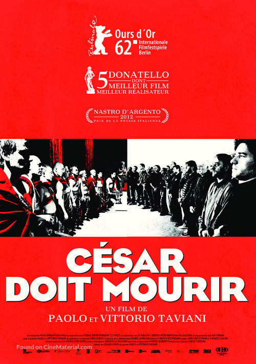 Cesare deve morire - French Movie Poster