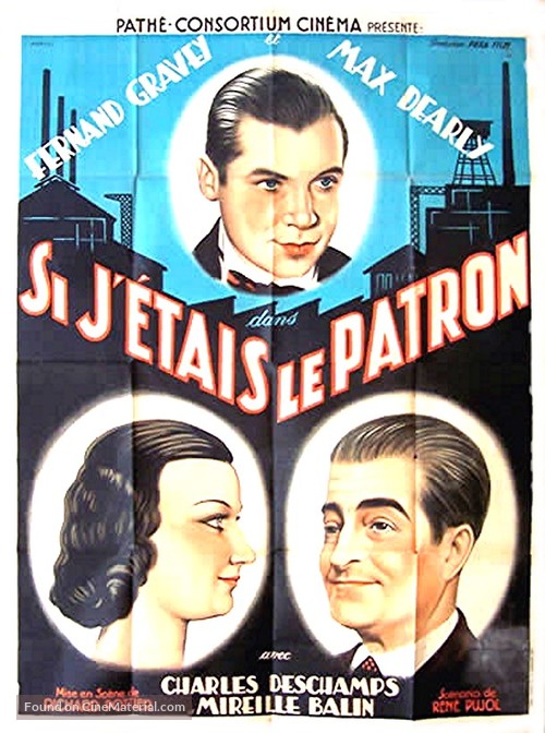 Si j&#039;&eacute;tais le patron - French Movie Poster