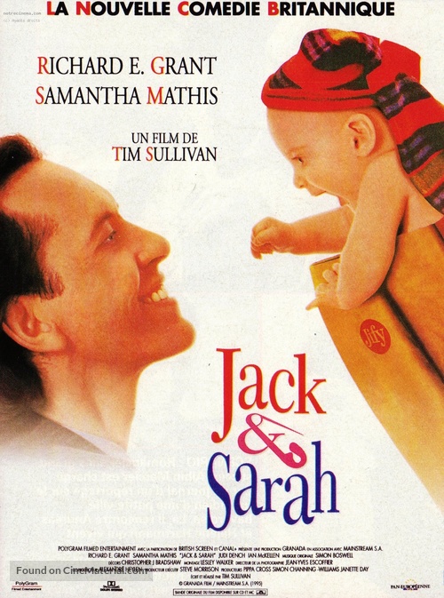 Jack &amp; Sarah - French Movie Poster