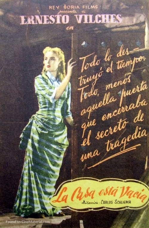 La casa est&aacute; vac&iacute;a - Chilean Movie Poster