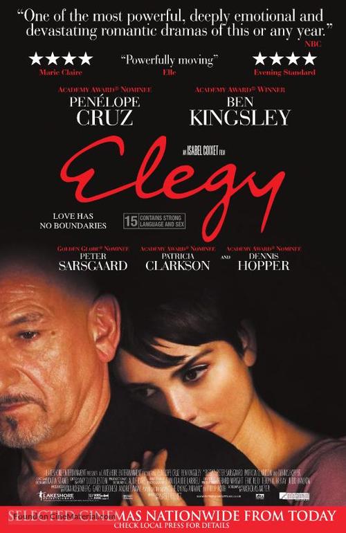 Elegy - British Movie Poster