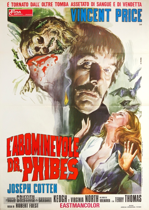 The Abominable Dr. Phibes - Italian Movie Poster