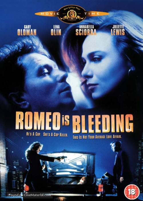 Romeo Is Bleeding - British DVD movie cover