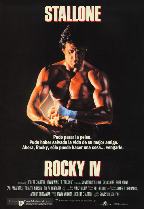 Rocky IV - Spanish Movie Poster