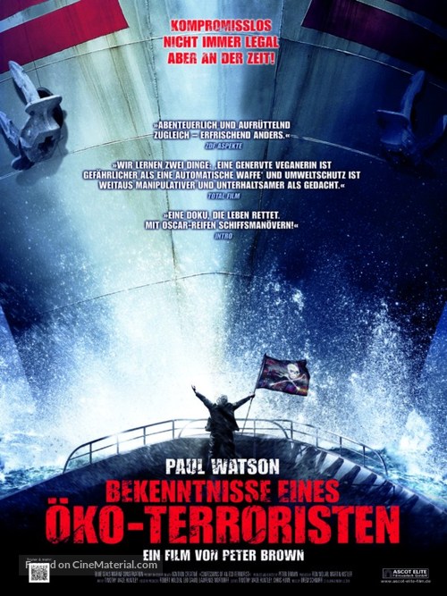 Confessions of an Eco-Terrorist - German Movie Poster