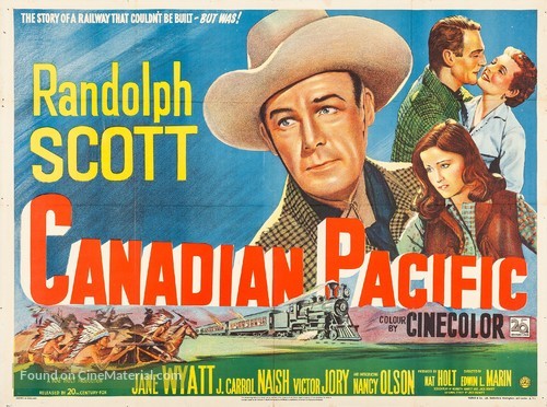 Canadian Pacific - British Movie Poster