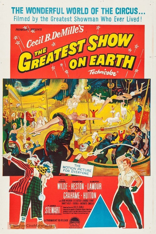 The Greatest Show on Earth - Australian Movie Poster